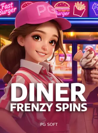 ภาพหน้าปกเกมสล็อต Diner Frenzy Spins ธีมร้านอาหาร จาก PG Soft