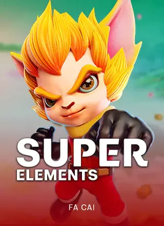 ภาพหน้าปกเกมสล็อต Super Elements ธีมพลังธาตุธรรมชาติ จากค่าย FaChai
